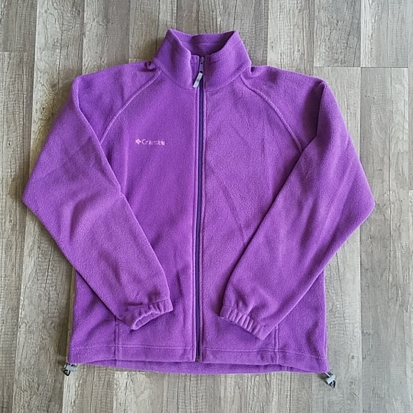 Columbia Jackets & Blazers - Columbia Women's Purple Fleece Jacket Large